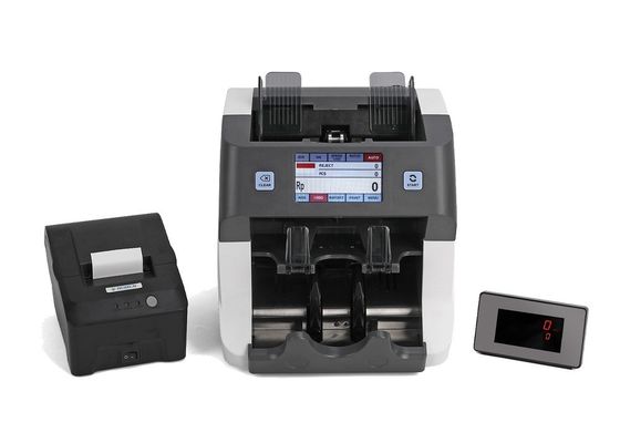 Goede prijs 4.3 inch 2+1 Pocket Mixed Bank Note Sortering Machine Cash Counter Bill Counter CL-208C online