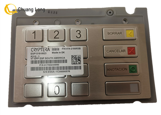ATM-machineonderdelen Diebold Nixdorf DN V7 EPP Keyboard Keypad Pinpad 01750234950 750234950