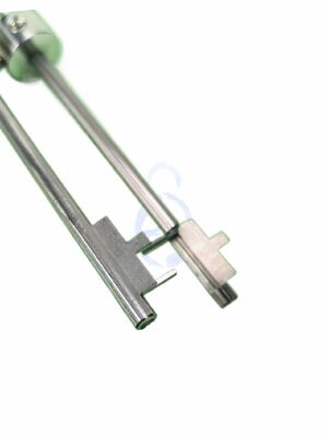 Grootmeester-kroon-sloten-picking gereedschappen met roestvrij staal smeden in twee delen geschikt voor verschillende richtingen