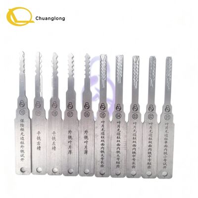 Master Grand® 10-delige lockpickset voor Chinese C-Level kluizen, noodsloten, voertuig- en verkeerssloten