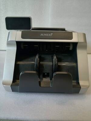 JUNUO C05 Bankenmachine Geldteller Detector Zwart met LED-display