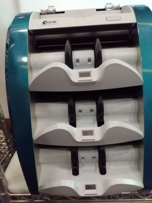 Kisan bankbiljetten sorteermachine geld-teller detector blauw met LED display Smart K3 S16E01-3659