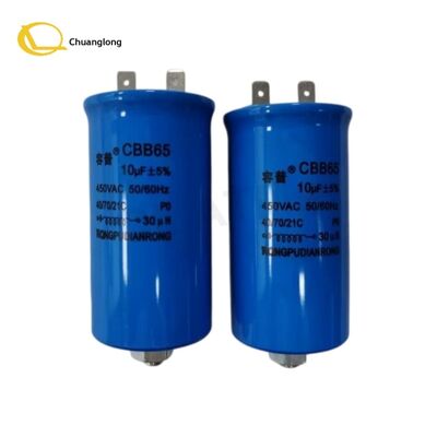 Goede prijs 0090008121 NCR Condensator 10uF 450V ATM Machine Onderdelen NCR S1 Condensator RUN 8UF 10UF 450V 5060HZ 009-0008121 Origineel Nieuw op Voorraad Online