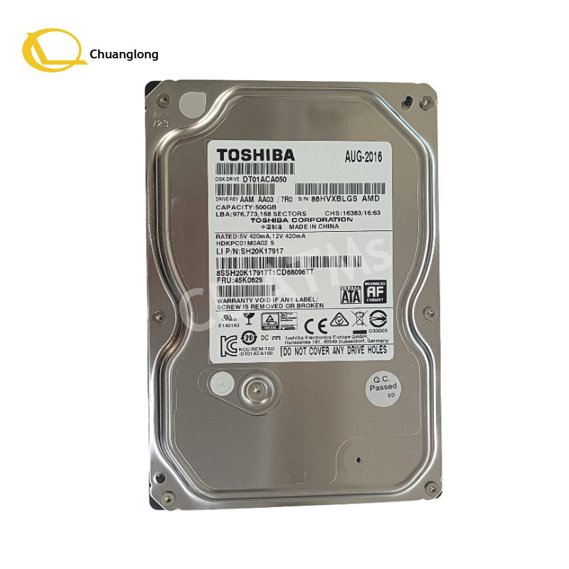 ATM Kiosk onderdelen voor Toshiba DT01ABA100V 1TB SATA 3.5 Hard Drive Low Power Hard Drive PC
