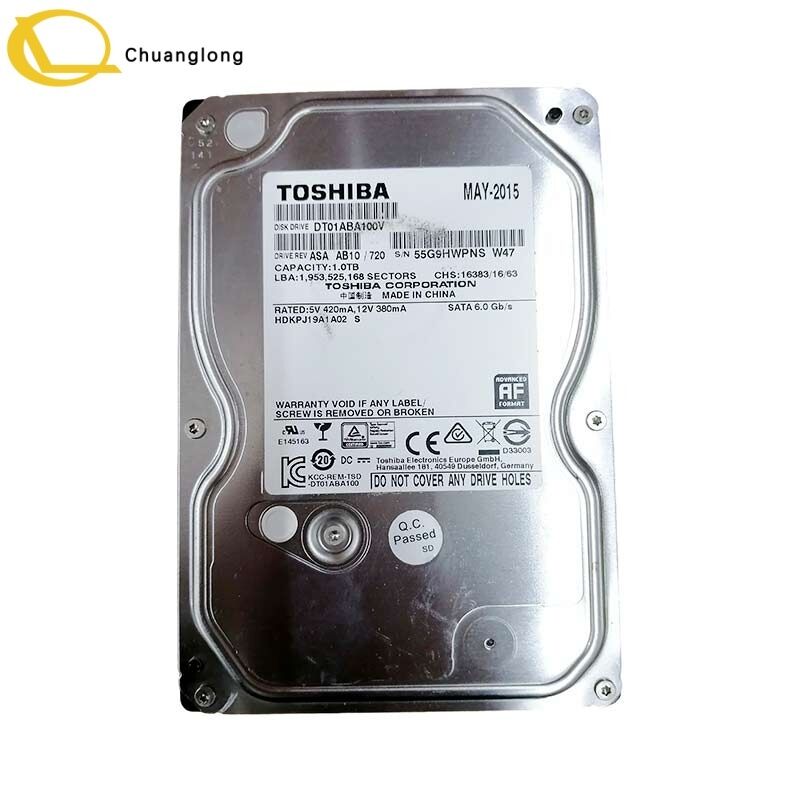 Gekochte schijf Toshiba DT01ABA100V 1TB SATA 6.0 Gb/s 5700 RPM Desktop Hard Drive (DT01ABA100)