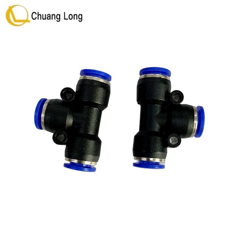 NCR ATM CRM Deel Connector Gelijkmatig Tee Afdeling Tee Connector Push Connect Fitting Assy 009-0007844 90007844 009-0007822 0090007822
