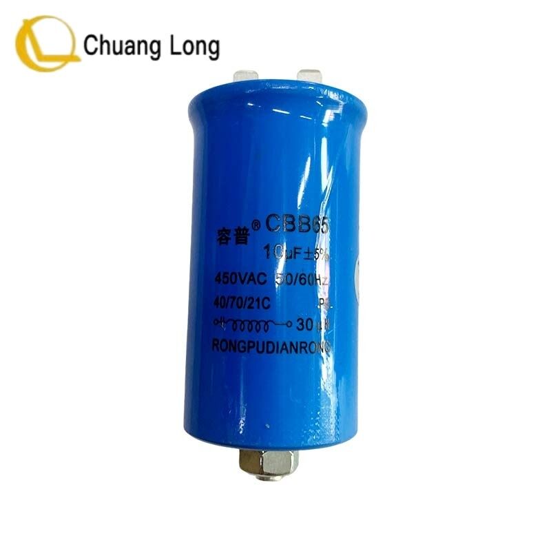 NCR S1 Capacitor RUN 8UF 009-0008121 10UF 450V 5060HZ 0090008121 Elektrische capaciteit CBB65 ATM CRS Selfserv Kiosk Machine Part