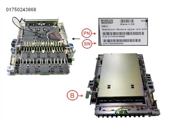 Goede prijs ATM-machineonderdelen Wincor-distributie-module bovenste eenheid ATS 01750243868 1750243868 online