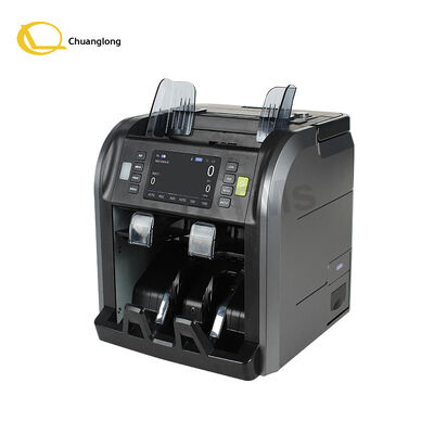 Goede prijs SJ-668 Twee zakken CIS Mixed Bill Value Counter met handgreep Ingebouwde thermisch gedrukte munt Ingebouwde batterij telmachine online