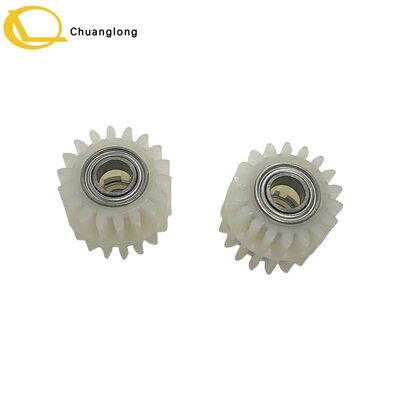 Goede prijs Diebold Hoofd Chassis Transport 18T Double Gear 01750291697-3 18T en 18T Dual-Layer Gear met Lagering DN200 ATM CRM CRS Selfserv Kiosk 01750291697-04A online