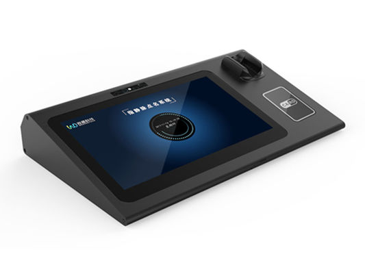 Goede prijs Desktop Multi - de Modale Biometrische Slimme de Erkenning/het Gezichtsterminal van de de Kaarterkenning van IC van de Vingerader online